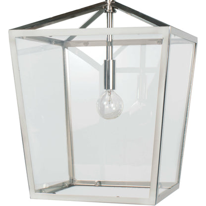 Camden Lantern by Regina Andrew in brass and natural brass. Made from steel in a cottage & farmhouse style.