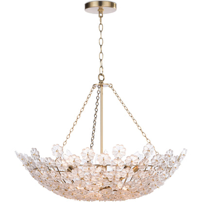 Charlotte Chandelier by Regina Andrew in brass and natural brass. Made from steel in a modern style.
