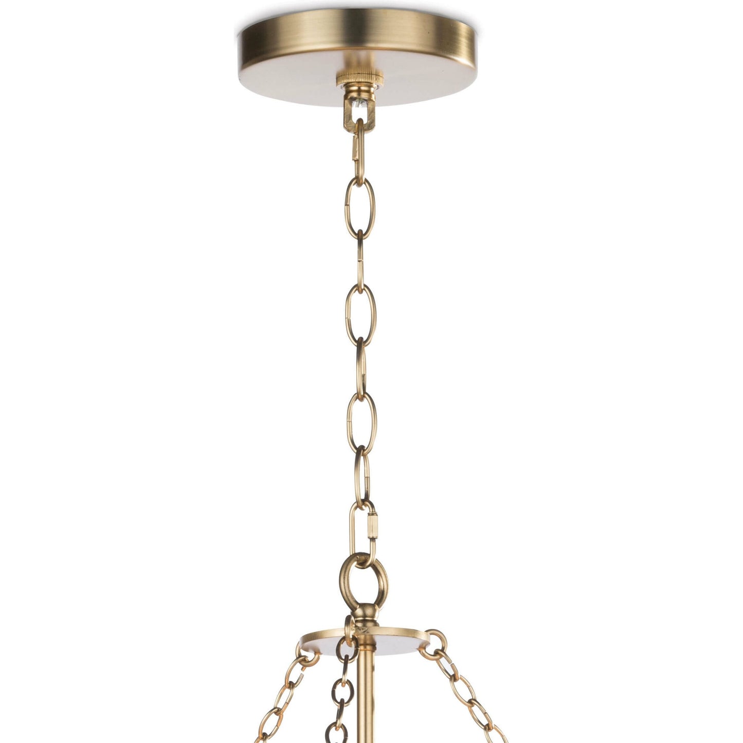 002 S-341524 | Additional Silo | Charlotte Chandelier by Regina Andrew in brass and natural brass. Made from steel in a modern style.