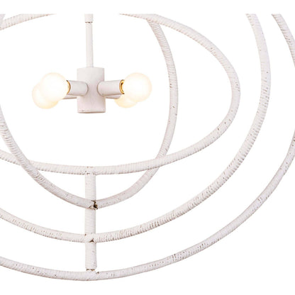 Sail Chandelier by Regina Andrew in white. Made from steel in a modern style.