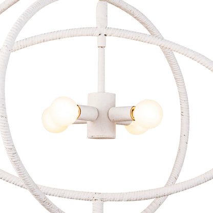 Sail Chandelier by Regina Andrew in white. Made from steel in a modern style.