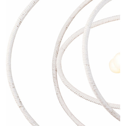 Sail Chandelier by Regina Andrew in white. Made from steel in a modern style.