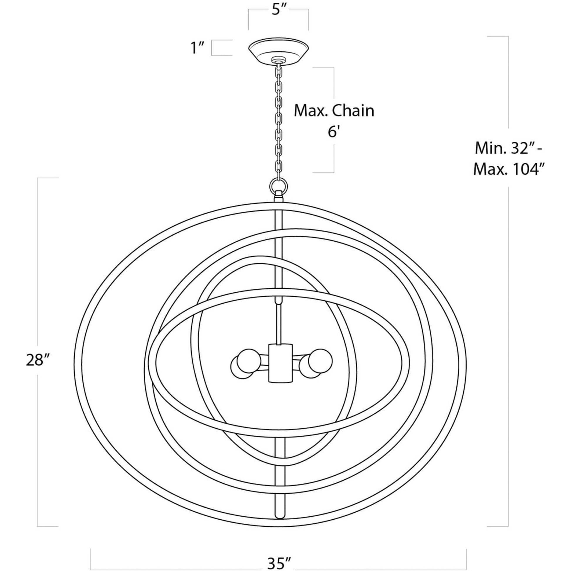 Sail Chandelier by Regina Andrew in white. Made from steel in a modern style.