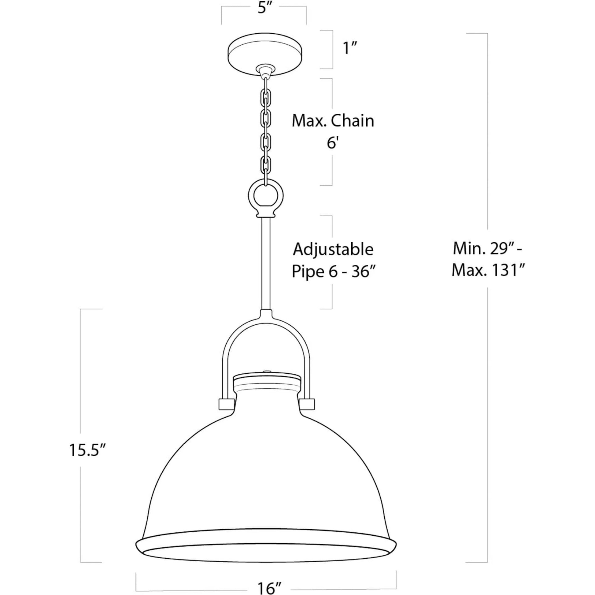 Eloise Ceramic Pendant by Regina Andrew in white. Made from ceramic in a transitional style.