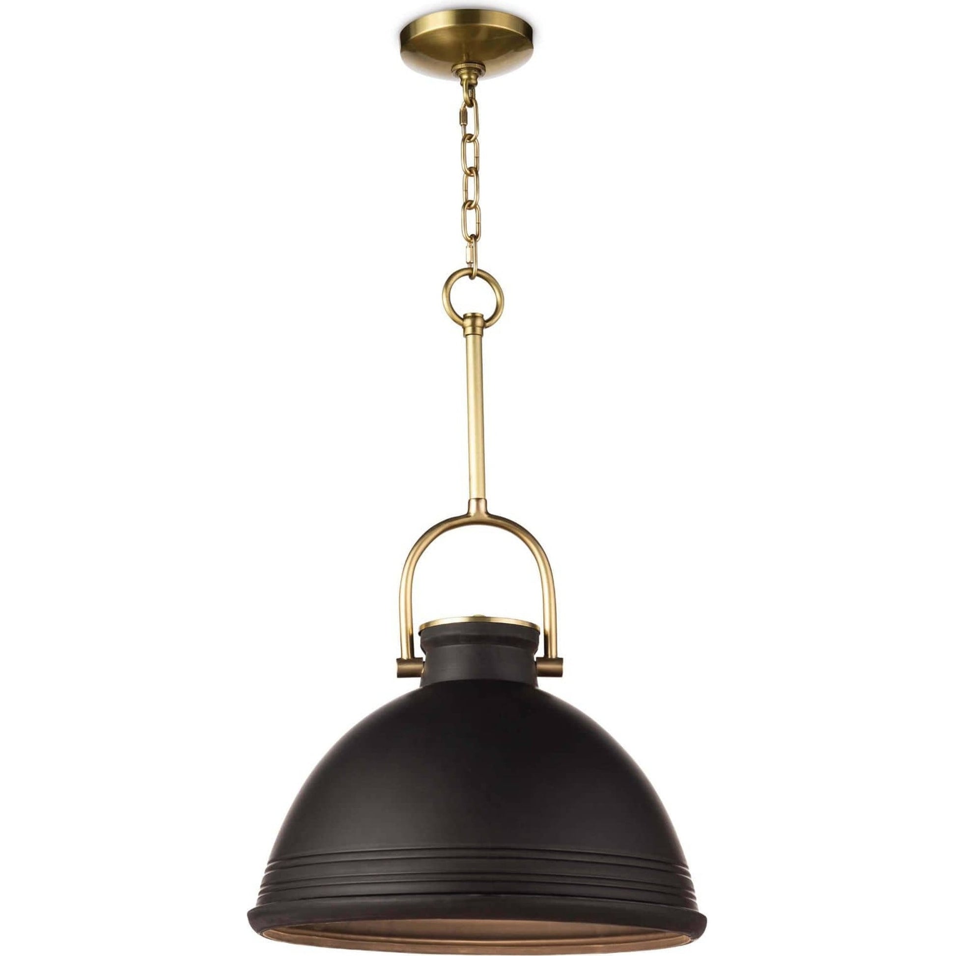 Eloise Ceramic Pendant by Regina Andrew in white. Made from ceramic in a transitional style.