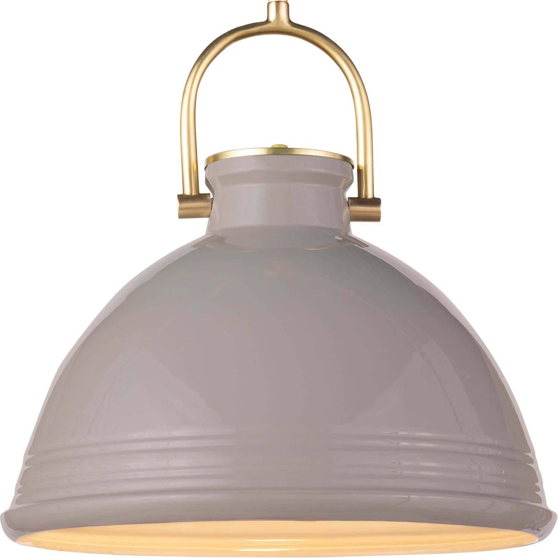 Eloise Ceramic Pendant by Regina Andrew in white. Made from ceramic in a transitional style.