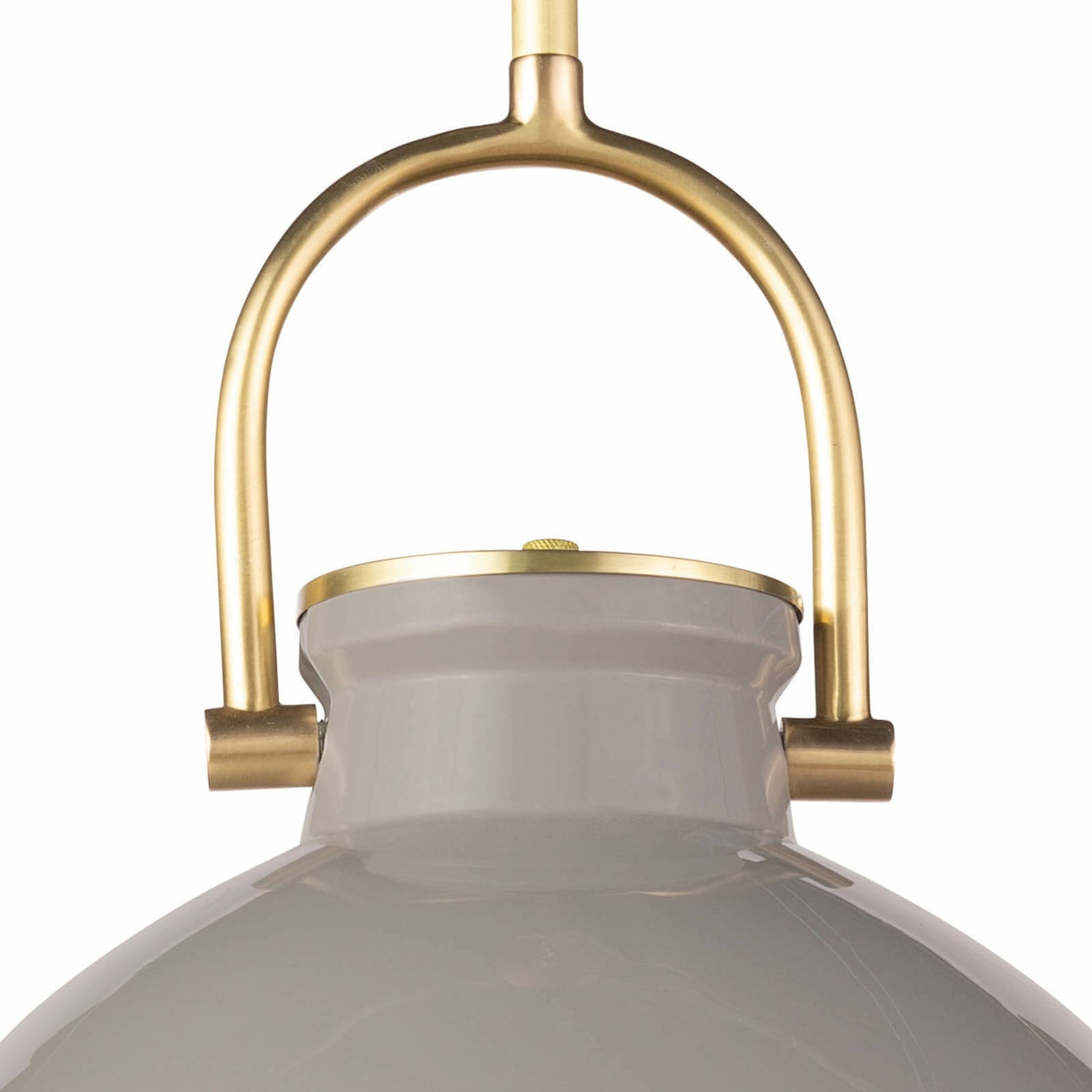 Eloise Ceramic Pendant by Regina Andrew in white. Made from ceramic in a transitional style.