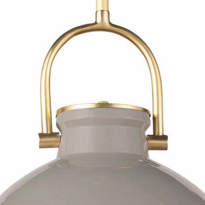 Eloise Ceramic Pendant by Regina Andrew in white. Made from ceramic in a transitional style.