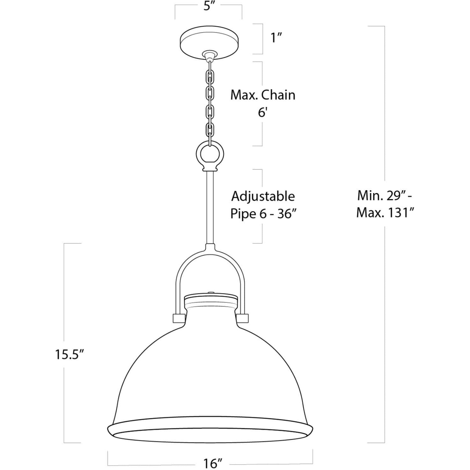 Eloise Ceramic Pendant by Regina Andrew in white. Made from ceramic in a transitional style.