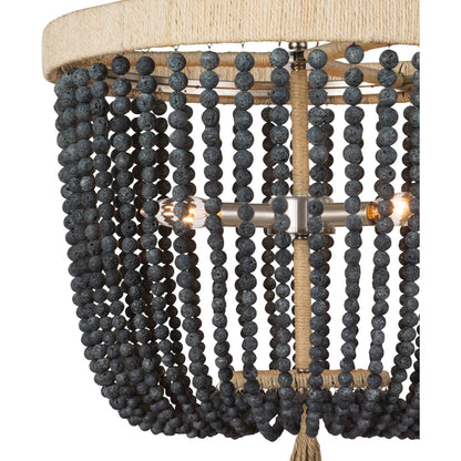 Milos Chandelier by Regina Andrew in white. Made from steel in a transitional style.