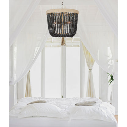 Milos Chandelier by Regina Andrew in white. Made from steel in a transitional style.
