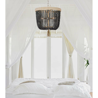 Milos Chandelier by Regina Andrew in white. Made from steel in a transitional style.