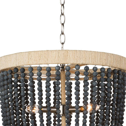 Milos Chandelier by Regina Andrew in white. Made from steel in a transitional style.
