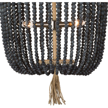 Milos Chandelier by Regina Andrew in white. Made from steel in a transitional style.