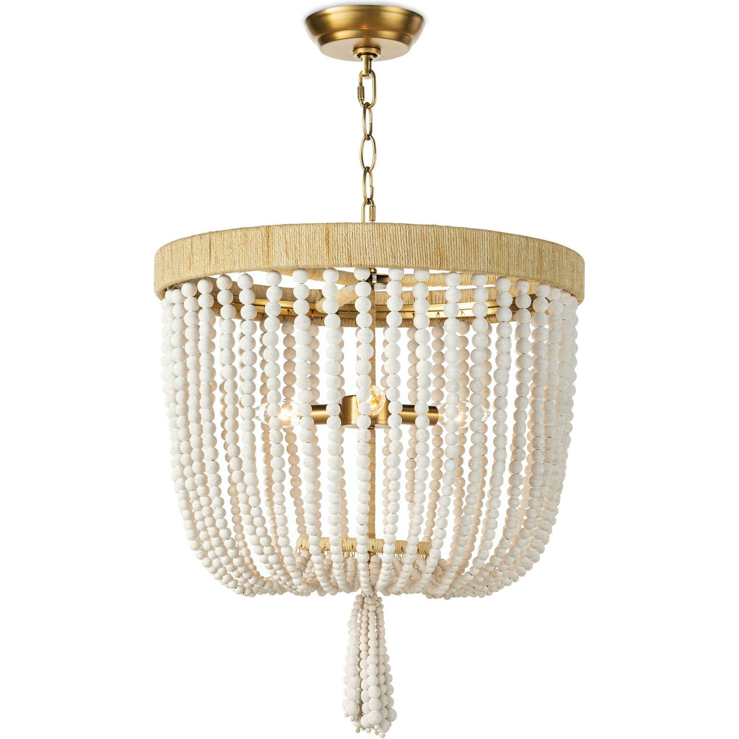 001 SI-1759201 | Primary Silo | Milos Chandelier by Regina Andrew in white. Made from steel in a transitional style.
