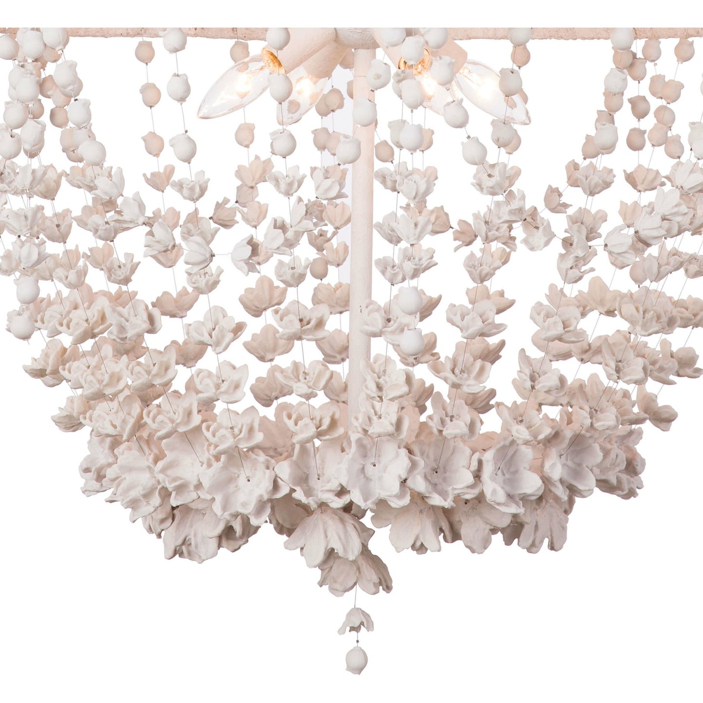 003 S-341730 | Additional Silo | Vanessa Basin Chandelier by Regina Andrew in white, natural and white. Made from resin in a coastal style.