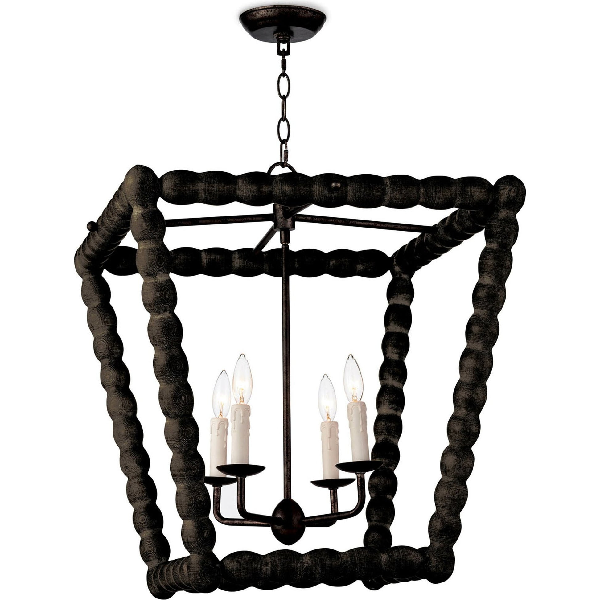 Perennial Lantern by Regina Andrew in natural. Made from birch wood in a cottage & farmhouse style.
