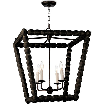 Perennial Lantern by Regina Andrew in natural. Made from birch wood in a cottage & farmhouse style.