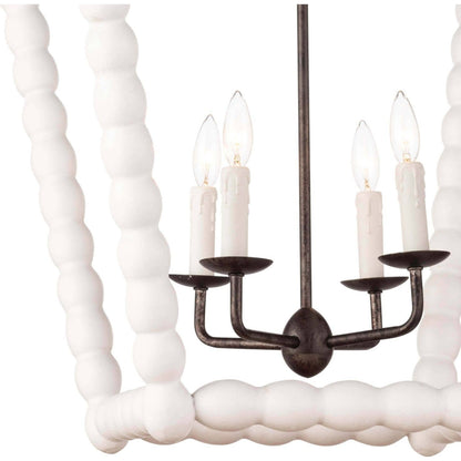 Perennial Lantern by Regina Andrew in natural. Made from birch wood in a cottage & farmhouse style.