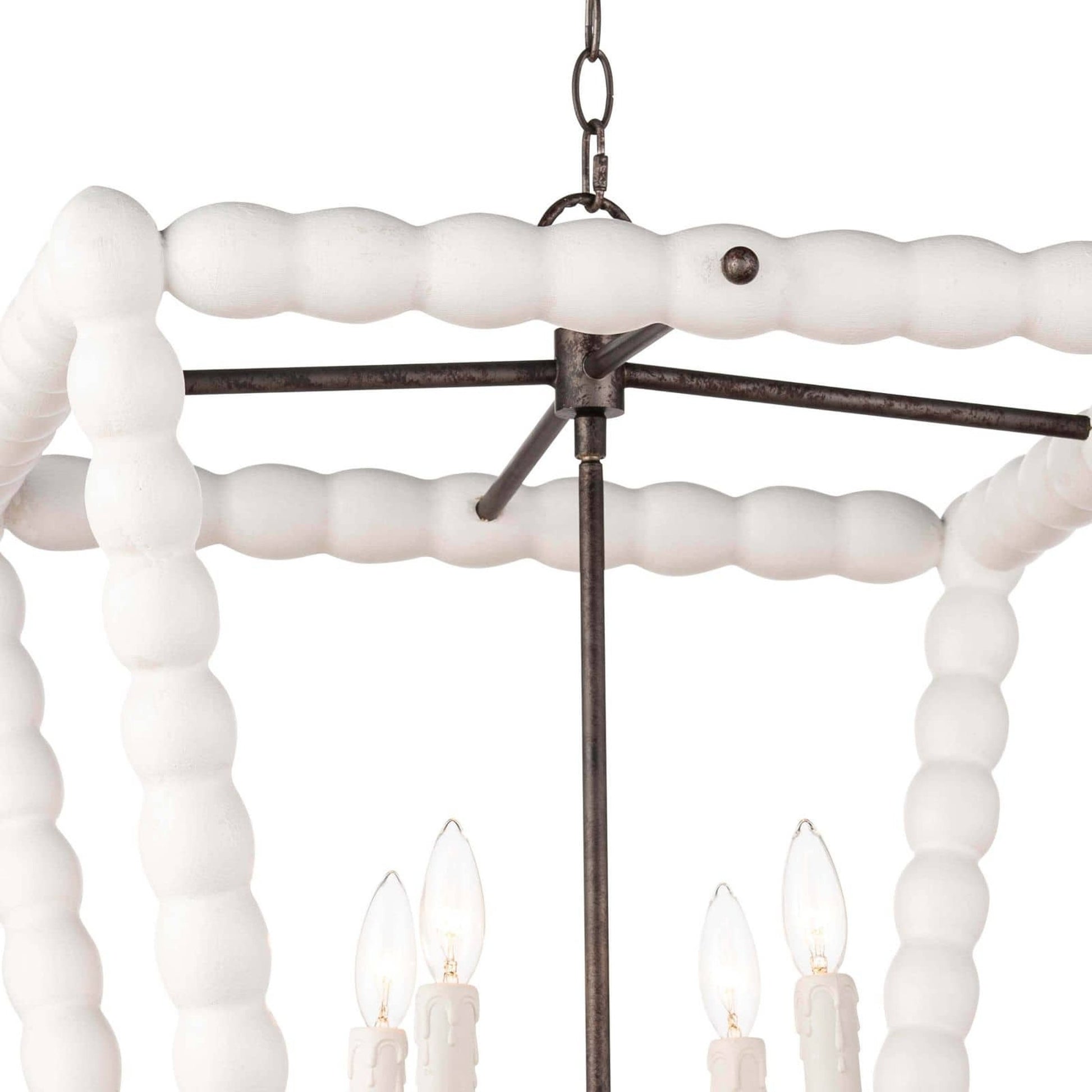 Perennial Lantern by Regina Andrew in natural. Made from birch wood in a cottage & farmhouse style.