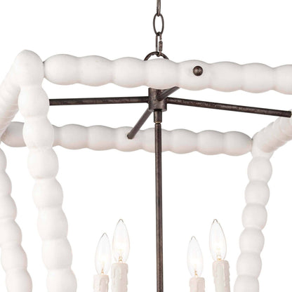 Perennial Lantern by Regina Andrew in natural. Made from birch wood in a cottage & farmhouse style.