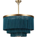 Cabaret Fringe Chandelier by Regina Andrew. Made from unique in a modern style.