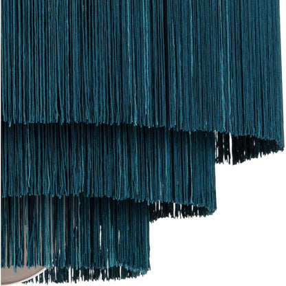 Cabaret Fringe Chandelier by Regina Andrew. Made from unique in a modern style.