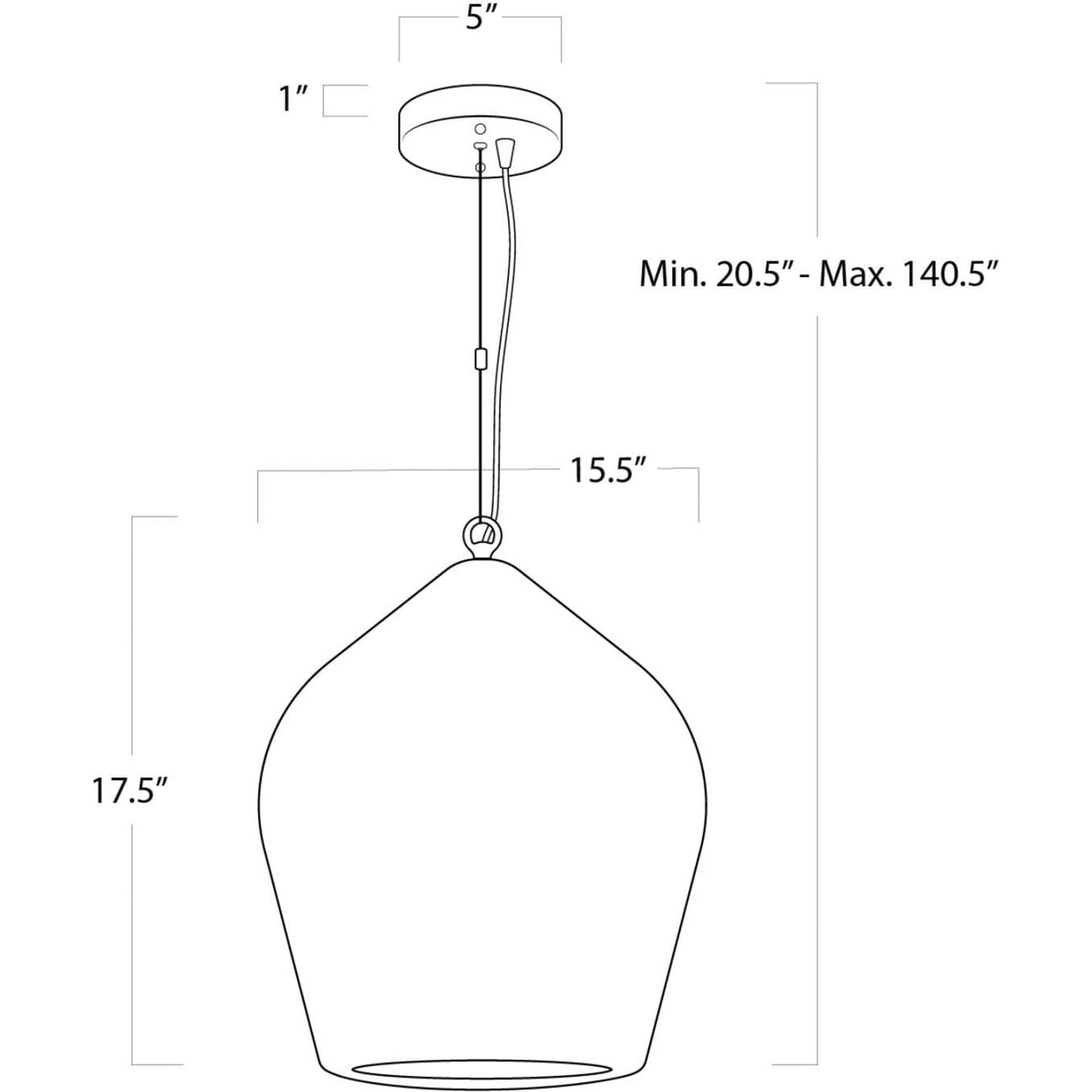 006 SR-769931 | Additional Silo | Georgian Pendant by Regina Andrew. Made from natural material in a modern style.