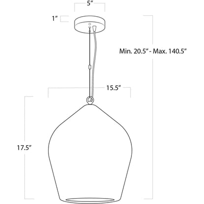 Georgian Pendant by Regina Andrew. Made from natural material in a modern style.