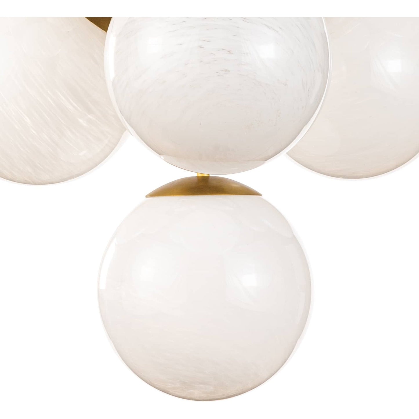 043 SR-769982 | Closeup | La Dame Chandelier by Regina Andrew in brass and natural brass. Made from steel in a modern style.