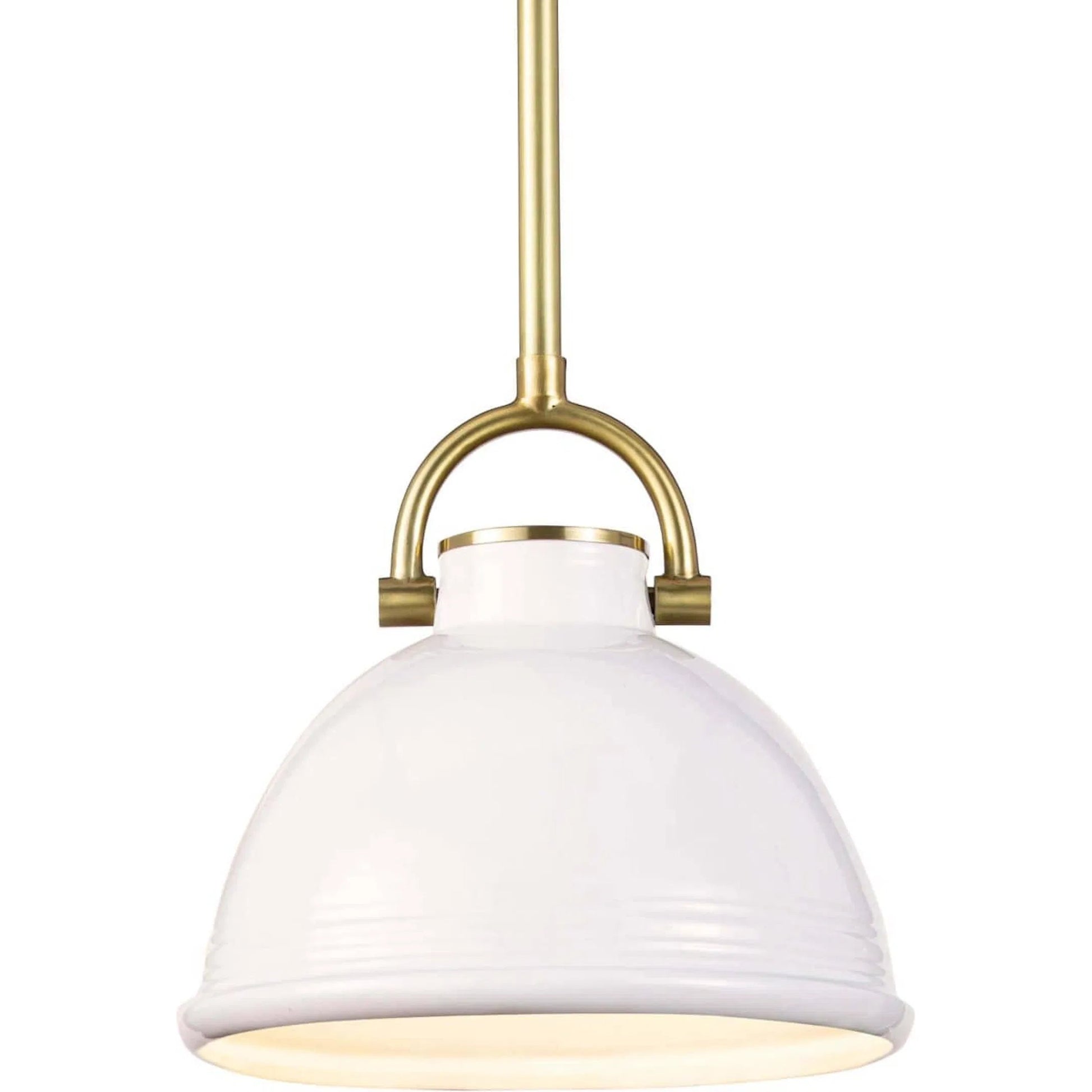 Eloise Ceramic Pendant by Regina Andrew in white. Made from ceramic in a transitional style.