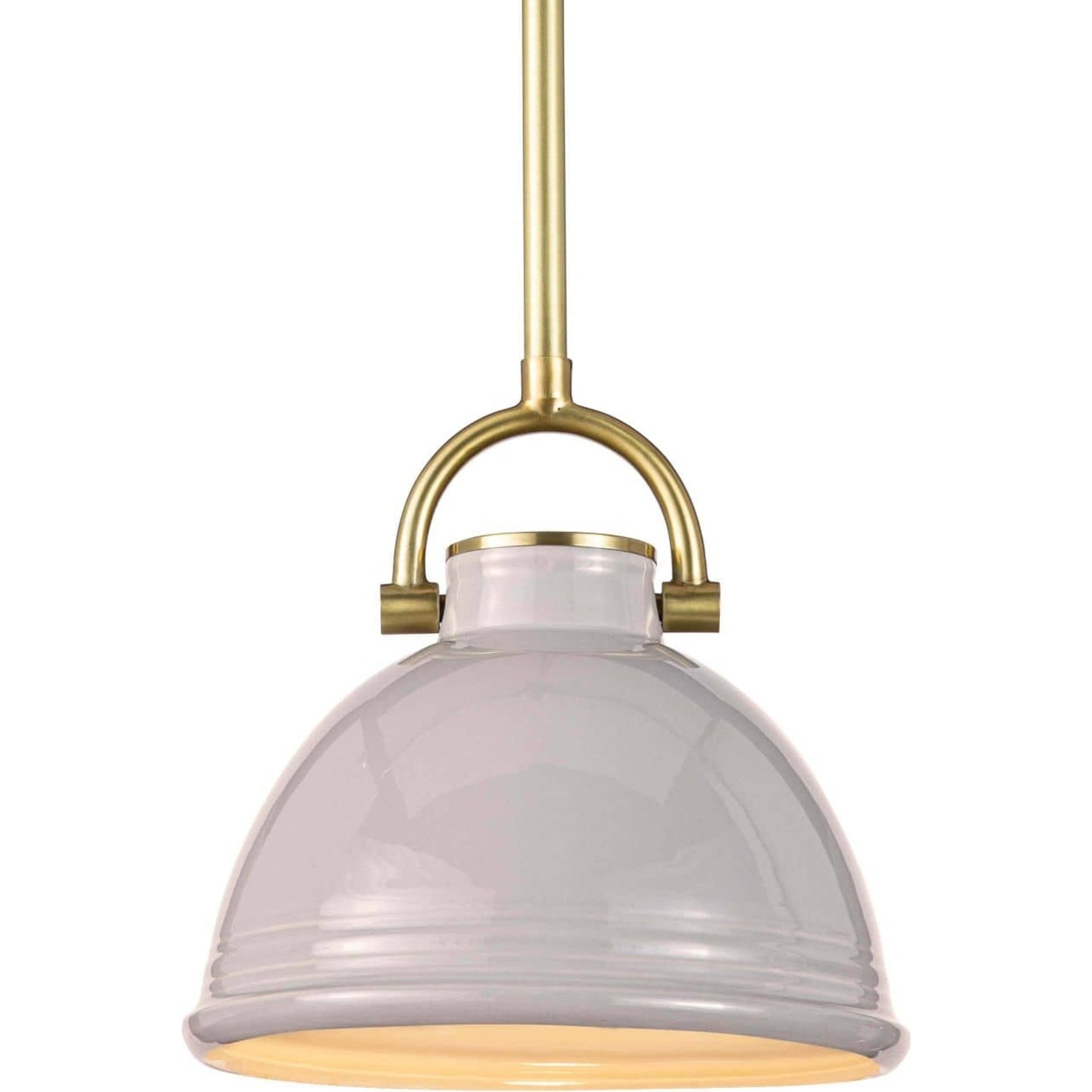 Eloise Ceramic Pendant by Regina Andrew in white. Made from ceramic in a transitional style.