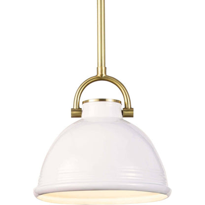Eloise Ceramic Pendant by Regina Andrew in white. Made from ceramic in a transitional style.