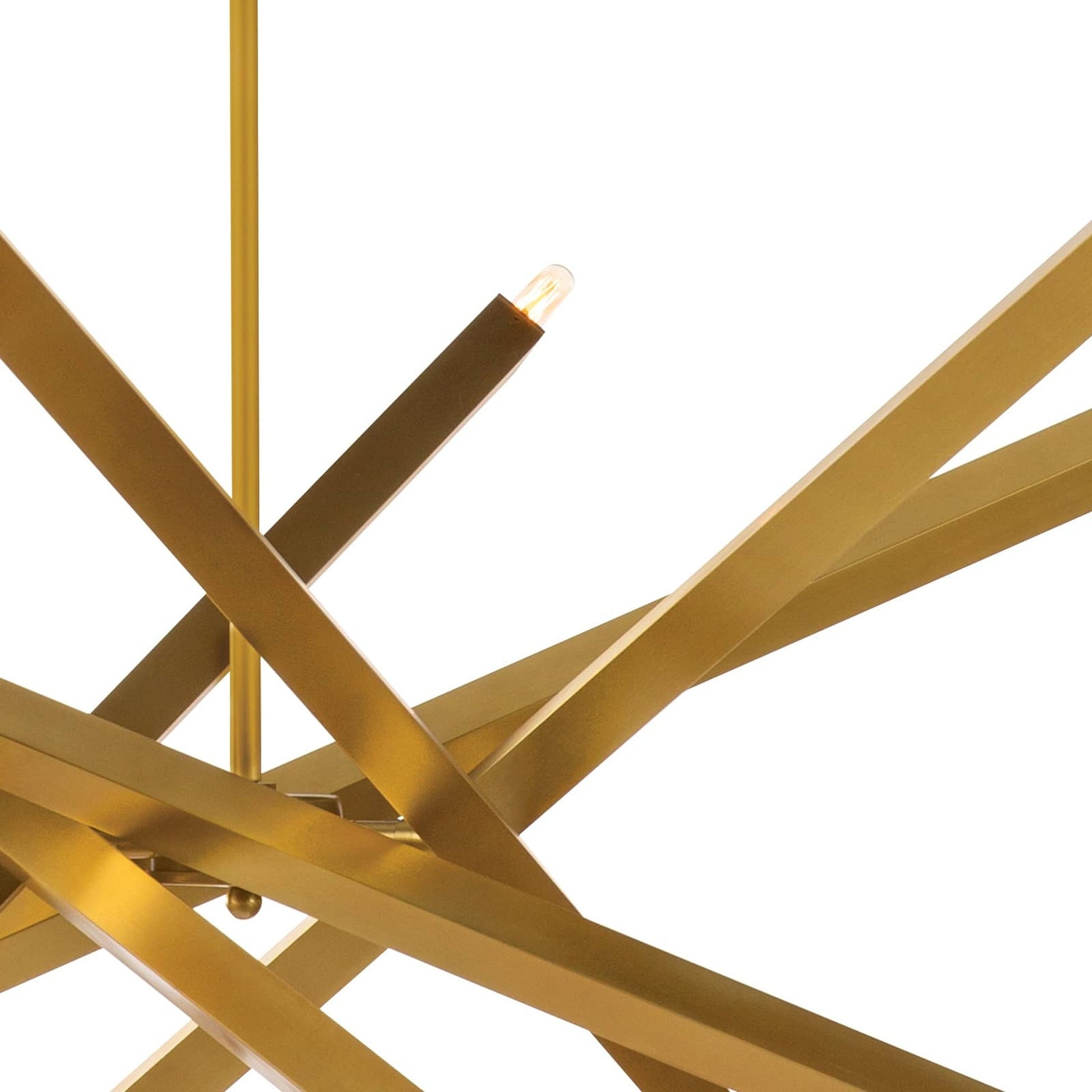 Viper Chandelier by Regina Andrew in nickel and polished nickel. Made from steel in a modern style.