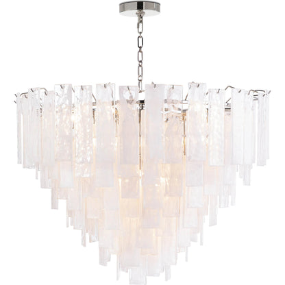 Glacier Chandelier by Regina Andrew. Made from glass in a transitional style.