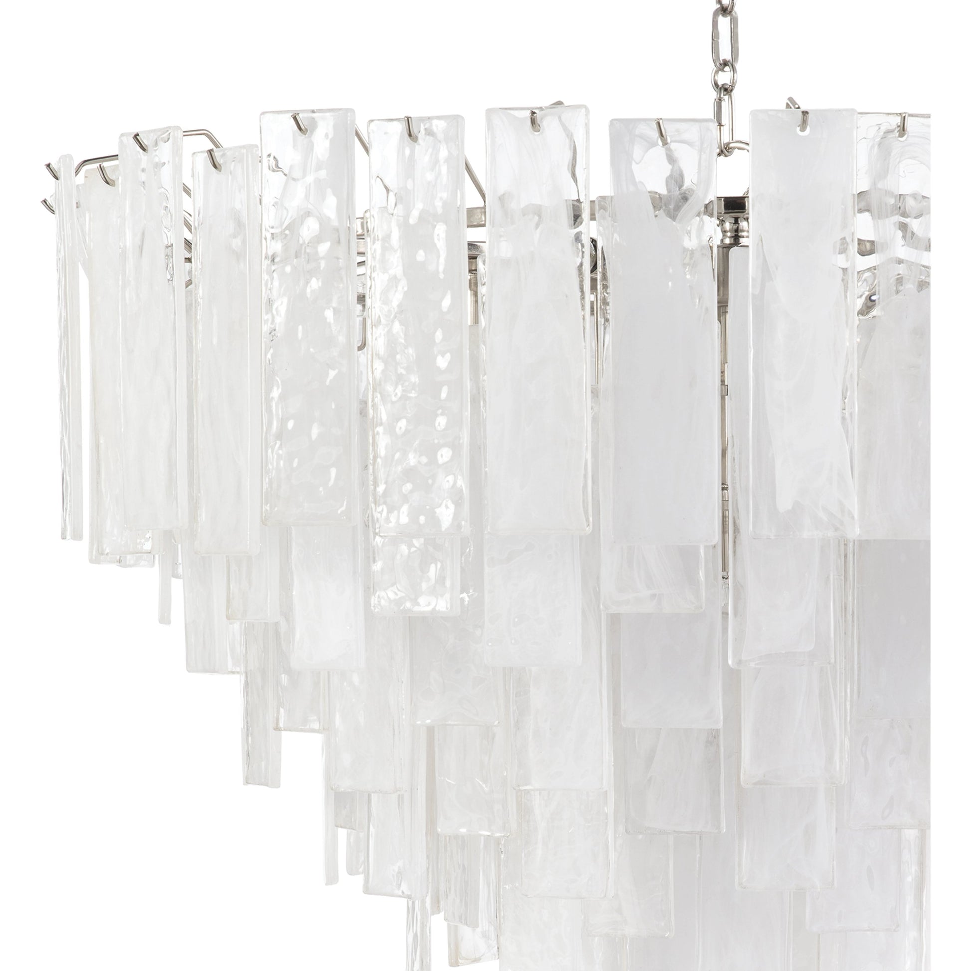 Glacier Chandelier by Regina Andrew. Made from glass in a transitional style.