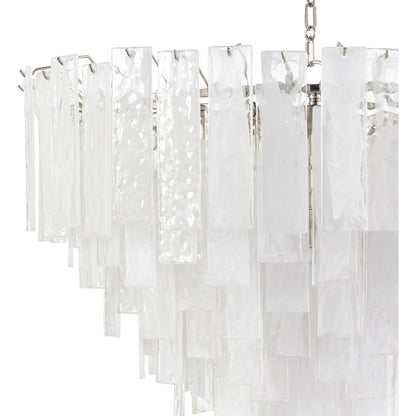 Glacier Chandelier by Regina Andrew. Made from glass in a transitional style.