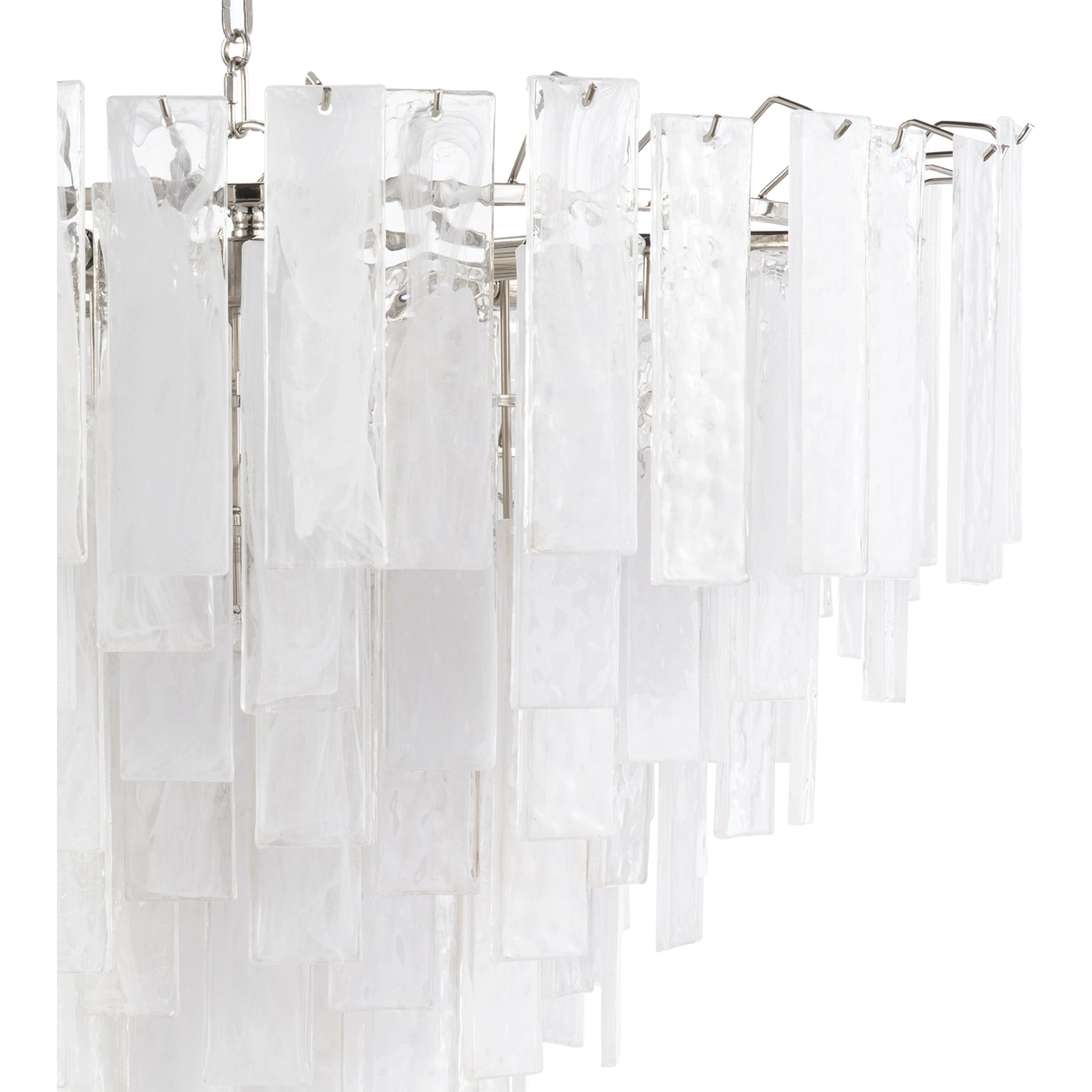 Glacier Chandelier by Regina Andrew. Made from glass in a transitional style.