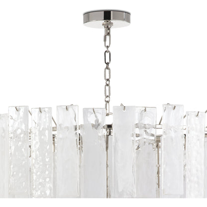 Glacier Chandelier by Regina Andrew. Made from glass in a transitional style.