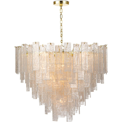 Glacier Chandelier by Regina Andrew. Made from glass in a transitional style.