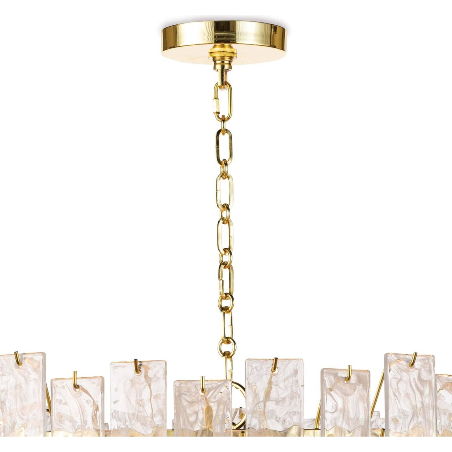 003 SR-769939 | Additional Silo | Glacier Chandelier by Regina Andrew. Made from glass in a transitional style.