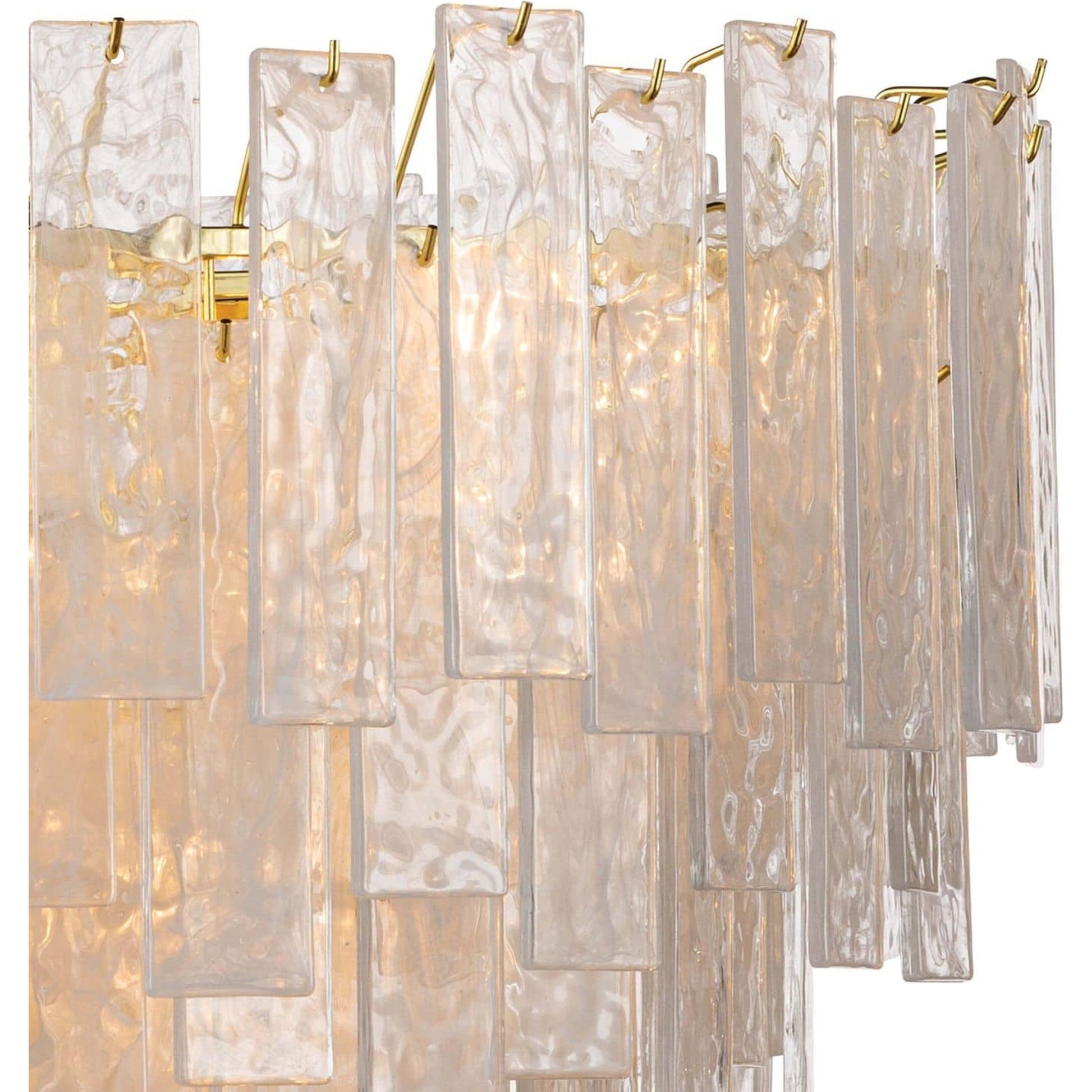 Glacier Chandelier by Regina Andrew. Made from glass in a transitional style.