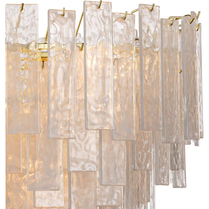 Glacier Chandelier by Regina Andrew. Made from glass in a transitional style.