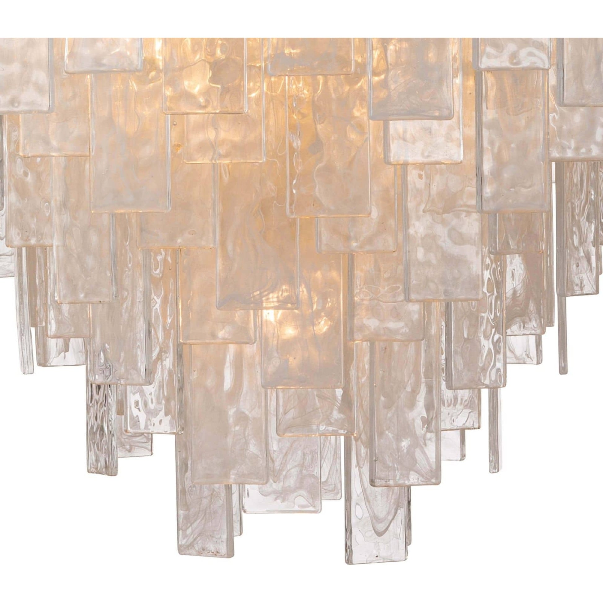 Glacier Chandelier by Regina Andrew. Made from glass in a transitional style.