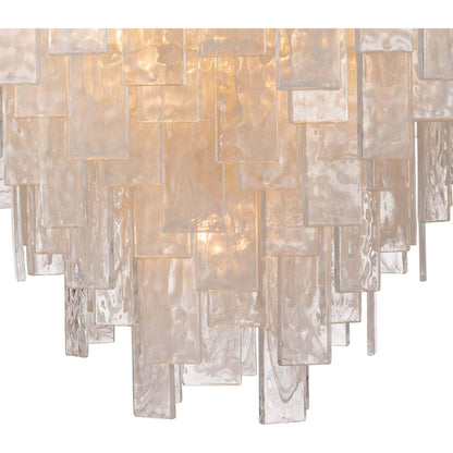 Glacier Chandelier by Regina Andrew. Made from glass in a transitional style.