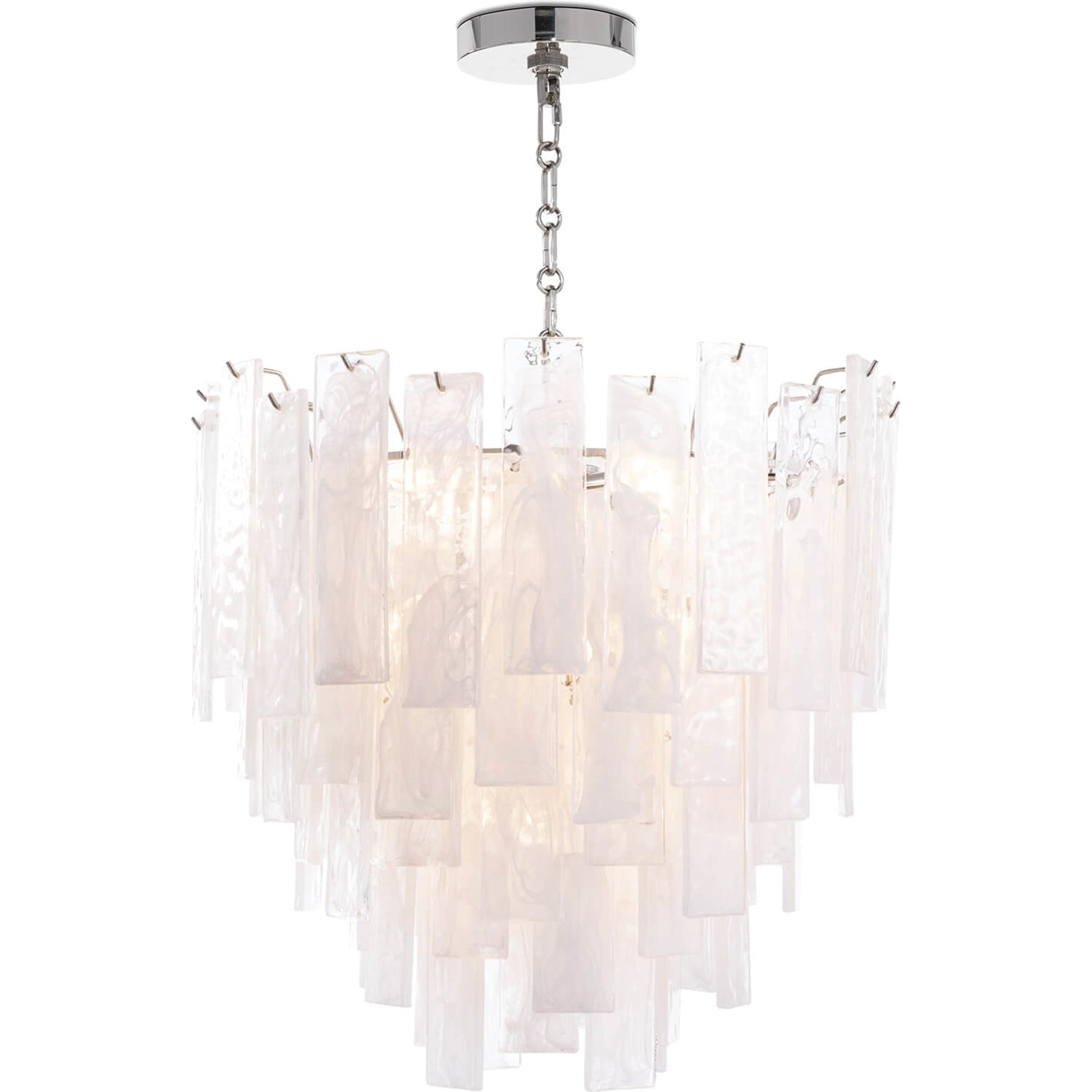 Glacier Chandelier by Regina Andrew. Made from glass in a transitional style.
