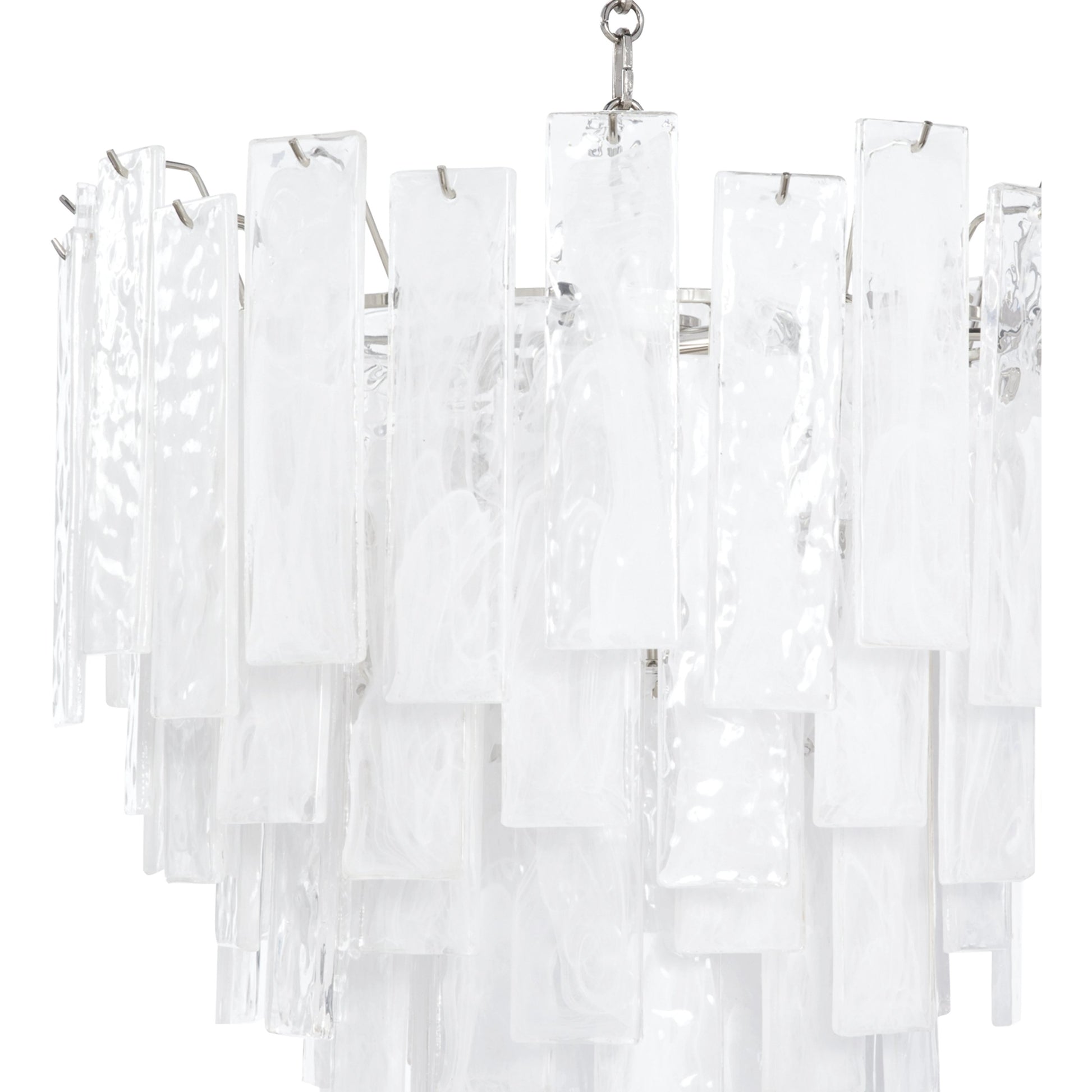 Glacier Chandelier by Regina Andrew. Made from glass in a transitional style.