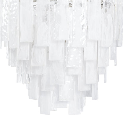 Glacier Chandelier by Regina Andrew. Made from glass in a transitional style.