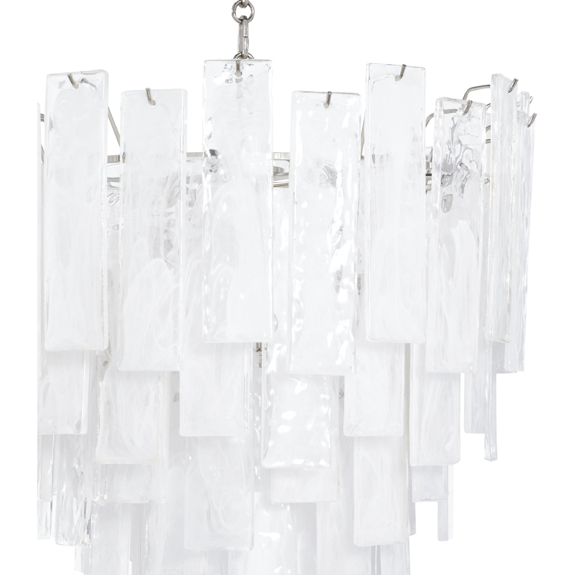 Glacier Chandelier by Regina Andrew. Made from glass in a transitional style.