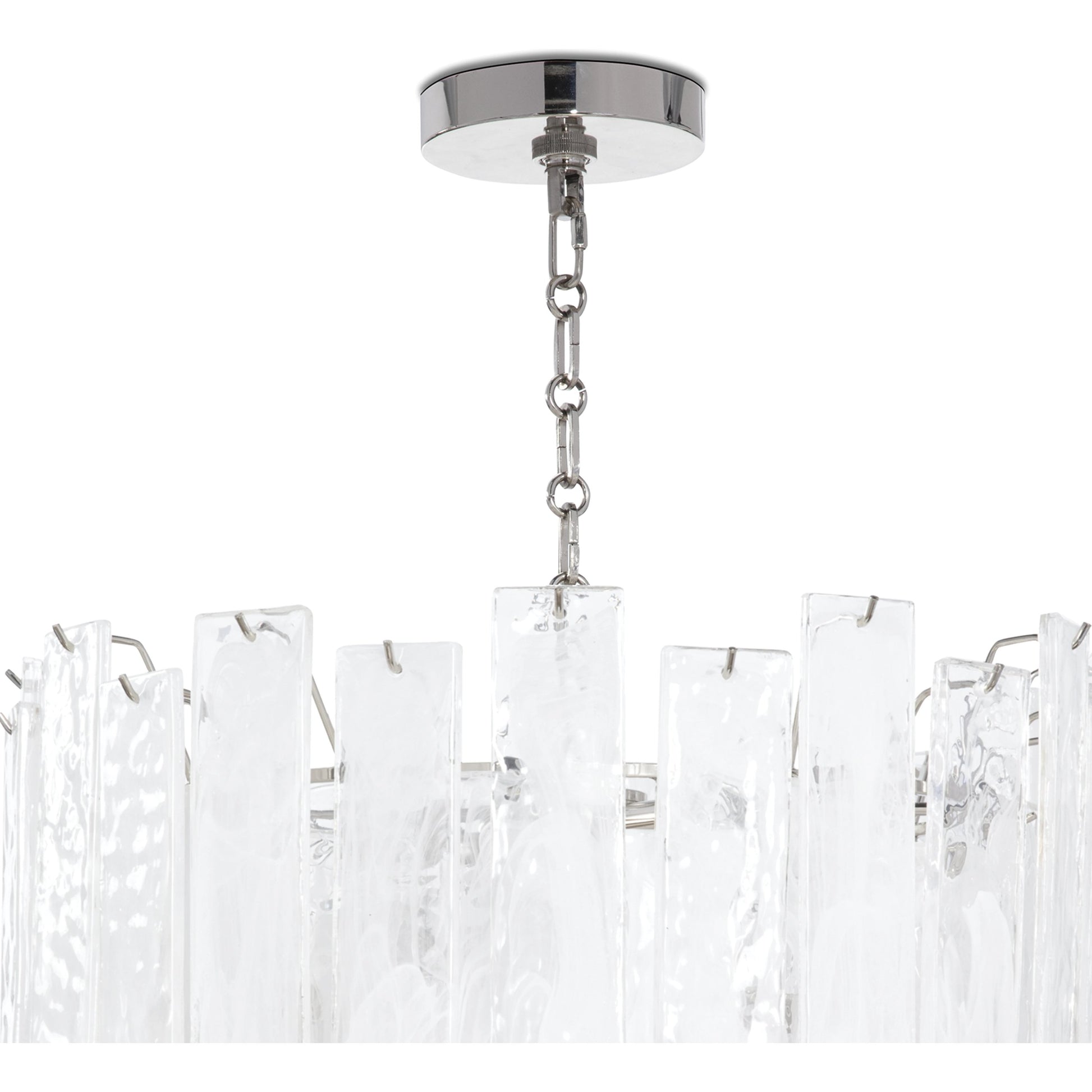 Glacier Chandelier by Regina Andrew. Made from glass in a transitional style.